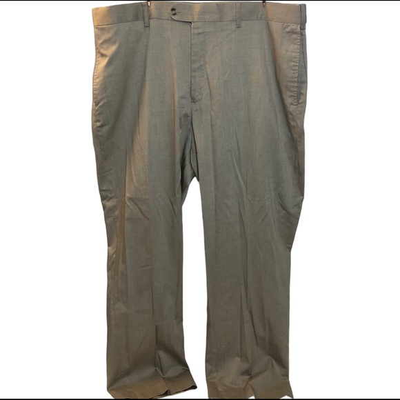Savane Pants Savane Mens Tan Flat Front Dress Pants 38 X 29 Poshmark